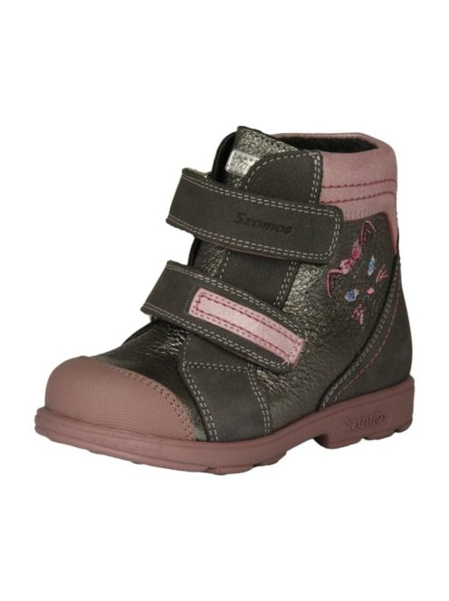 Szamos TEX supinált kislány vízálló téli bélelt cipő 25-30